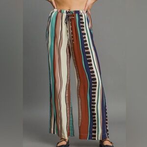 NWT Umgee Wide Leg Abstract Print Pants